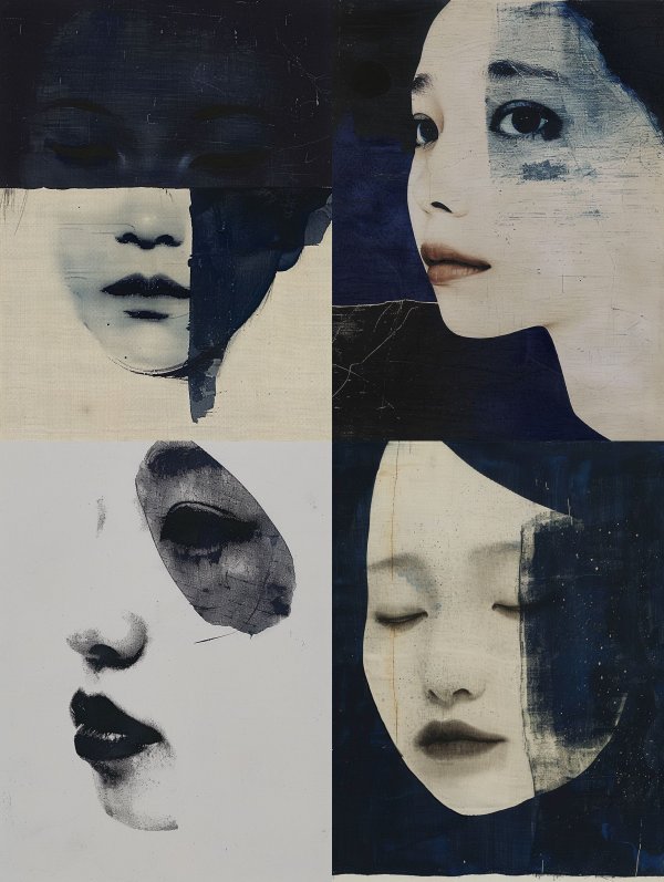 Fragmented Shadows of a Face