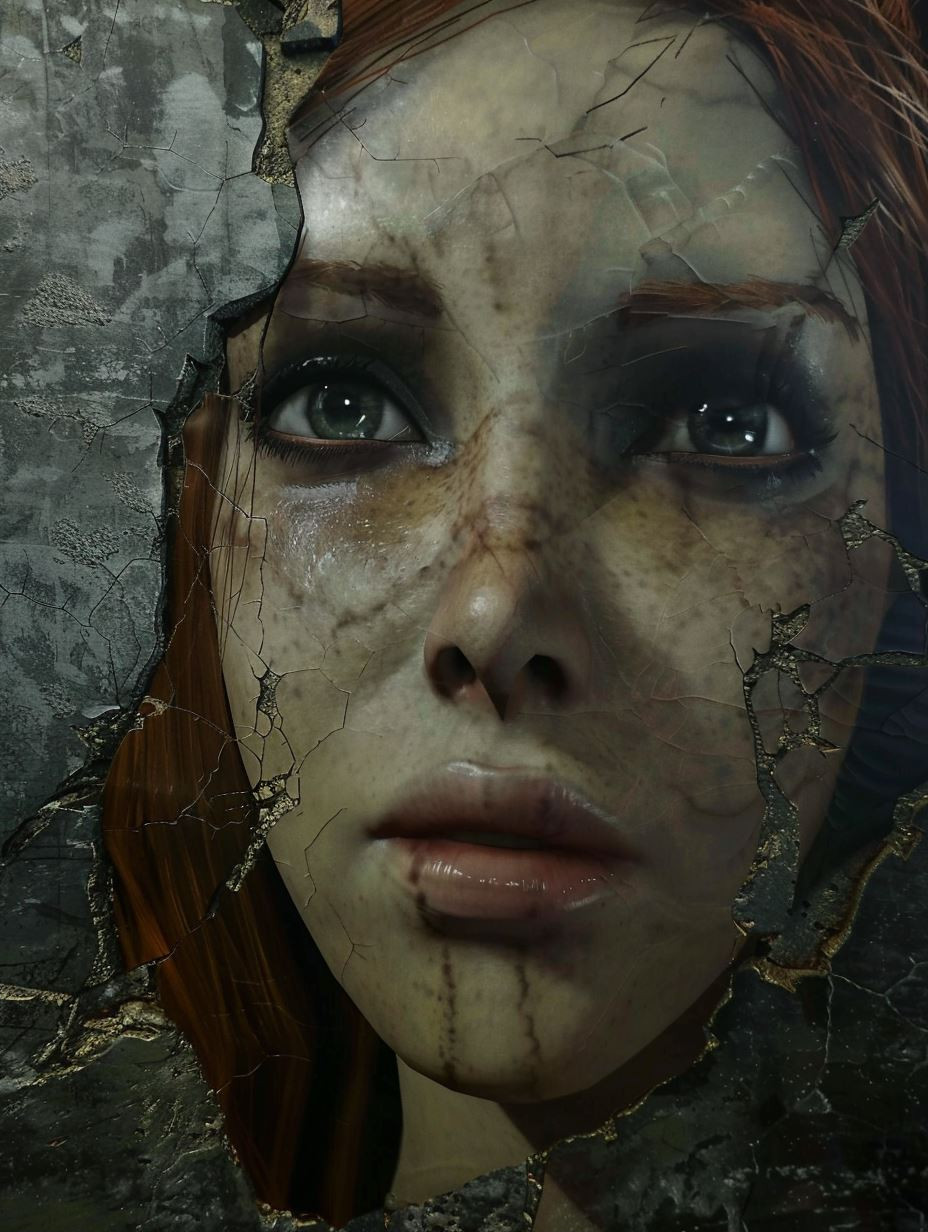 Haunting Gaze of Survival - Image 2