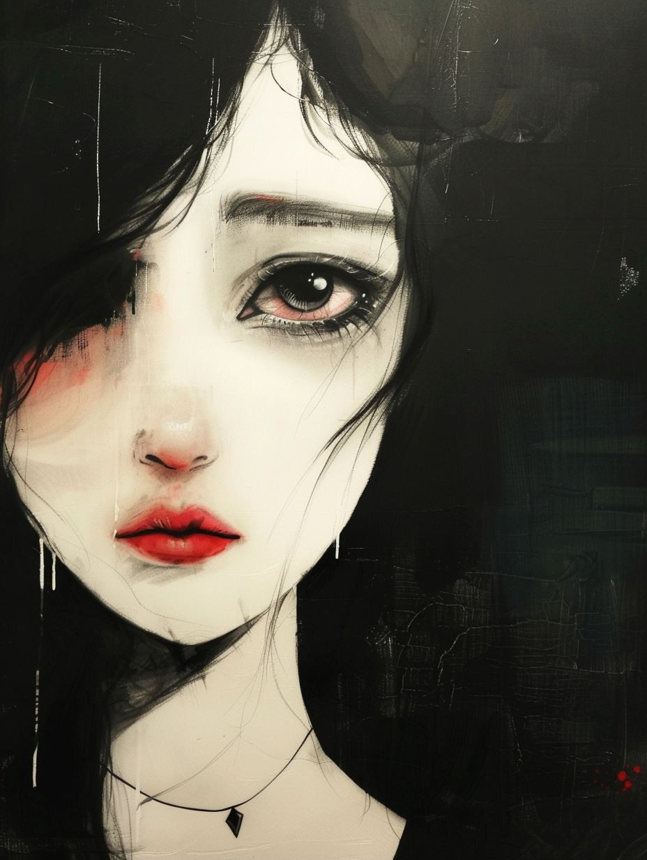 Melancholic Dark Ethereal Portraits - Image 2