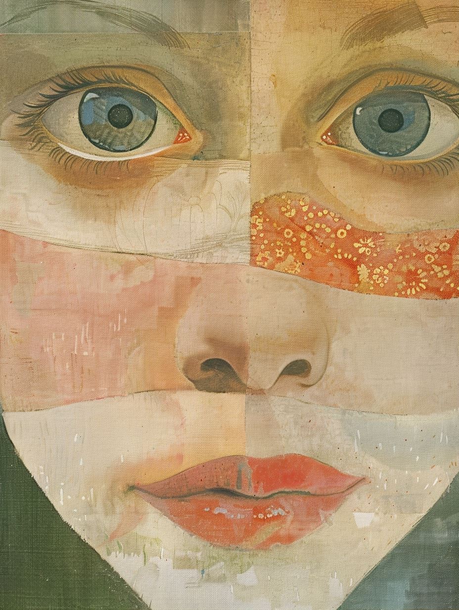 Fragmented Gaze of Mixed Media - Image 1