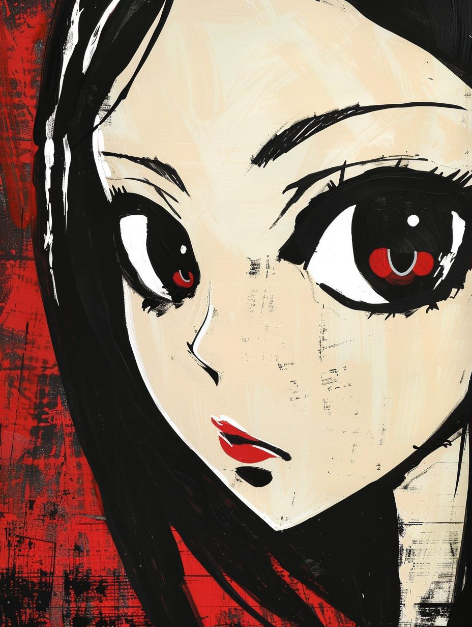 Crimson Gaze Urban Anime - Image 1