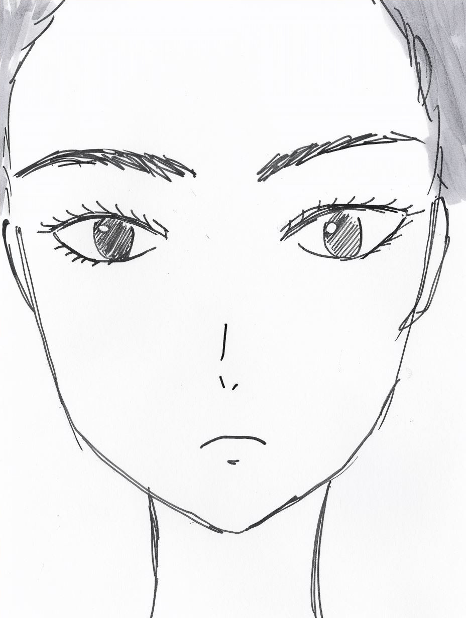 Ethereal Gaze: Anime Portrait Study - Image 4