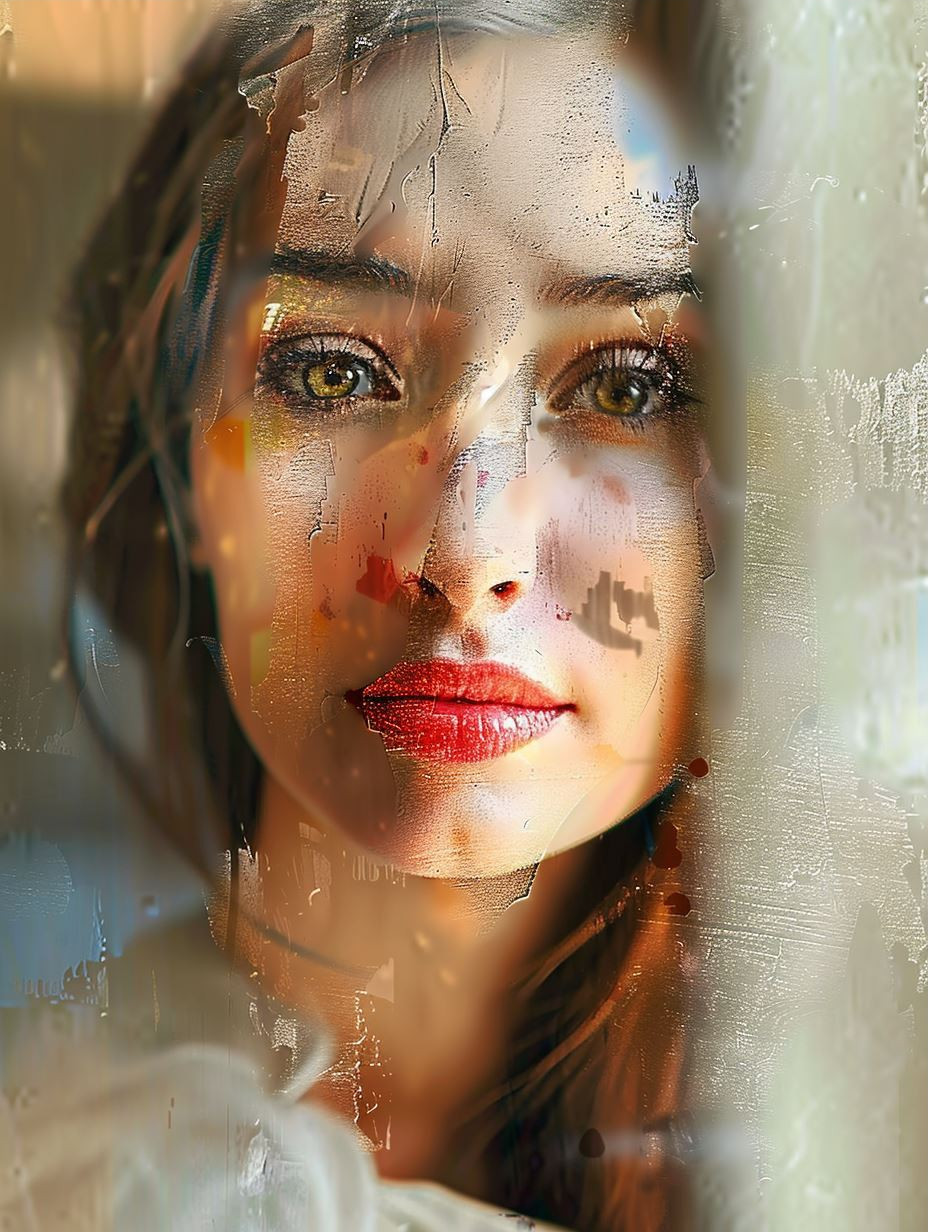 Abstract Expressionist Digital Portrait - Image 3