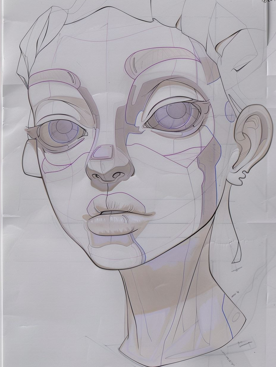 Cybernetic Portraits in Digital Ink - Image 4