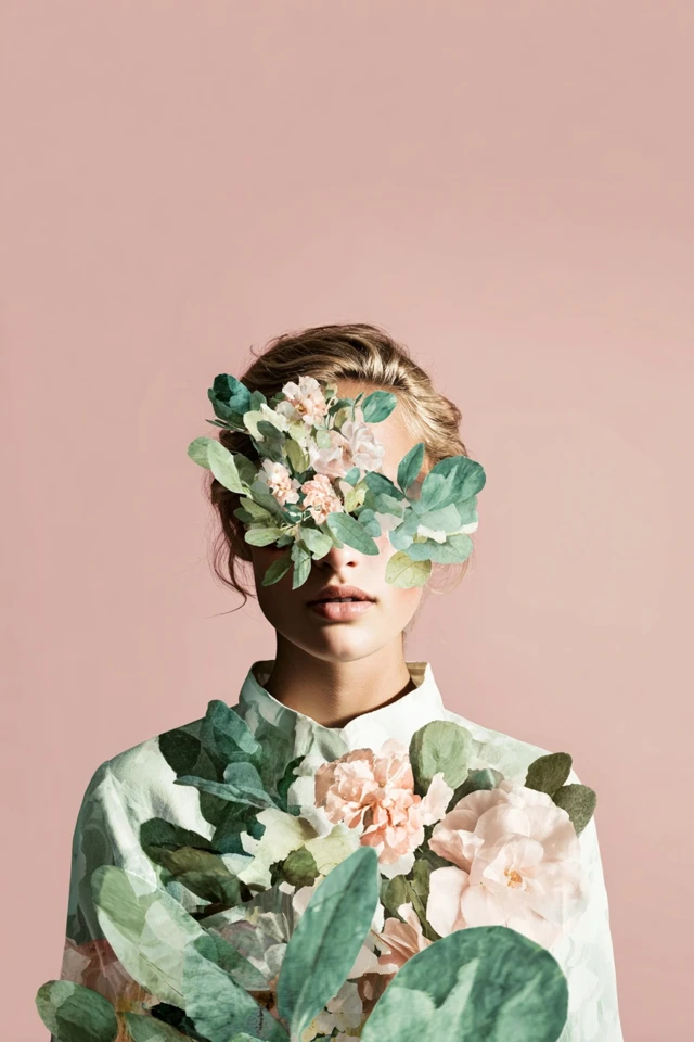 Floral Veil Serenity - Image 1