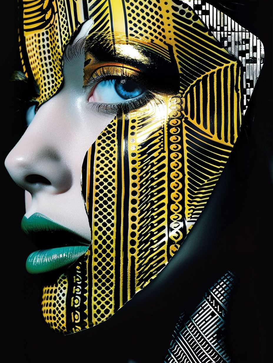 Fragmented Digital Portraiture Fusion - Image 3