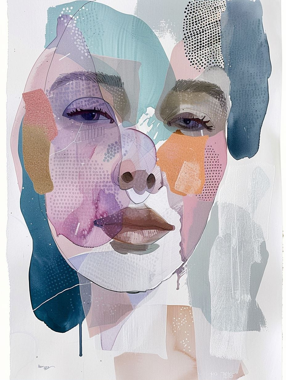 Fragmented Dreams of Ethereal Faces - Image 2