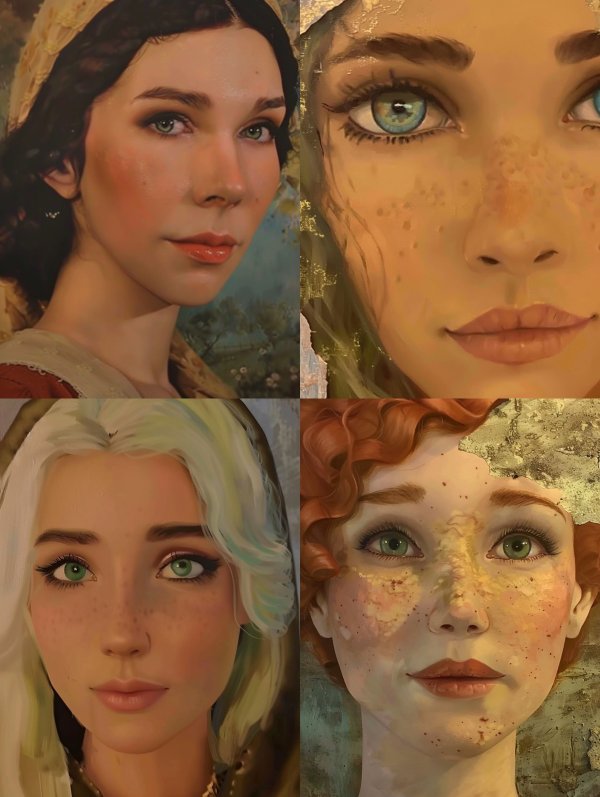 Ethereal Portraits of Fantasy Maidens