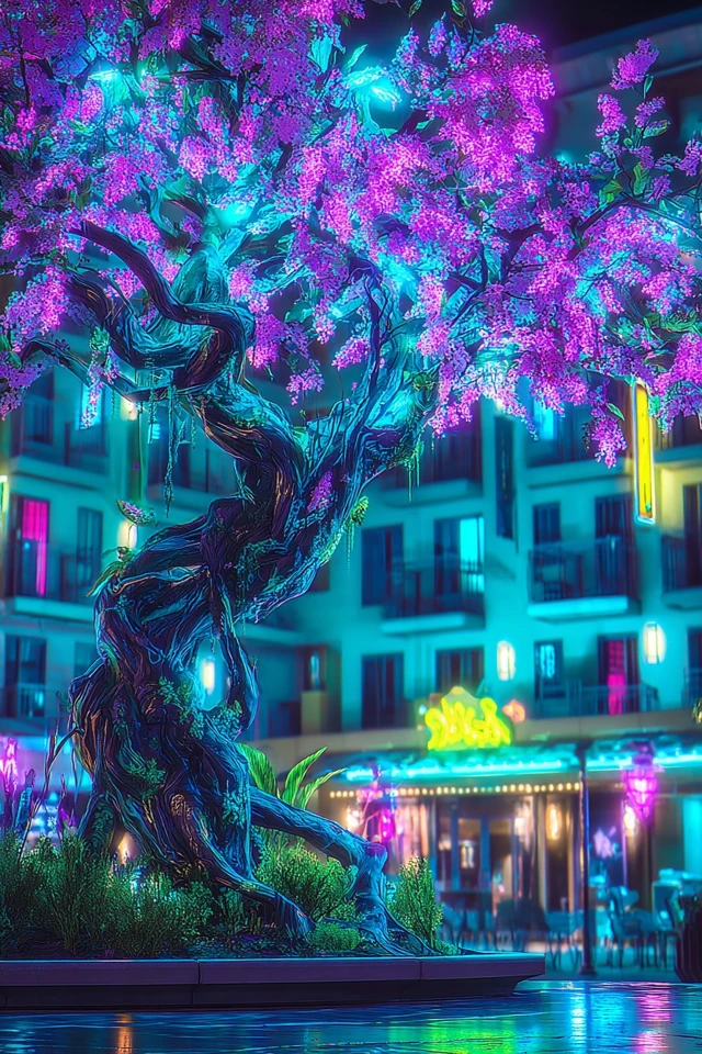 Neon Cyberpunk Muse - Image 5