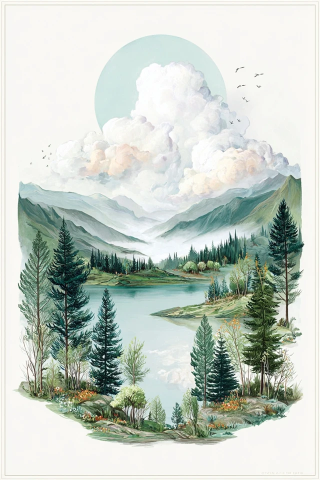 Nature's Serenity Art Collection - Image 2
