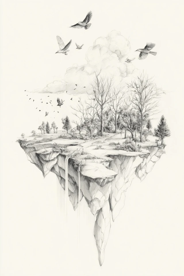 Surreal Pencil Dream - Image 2