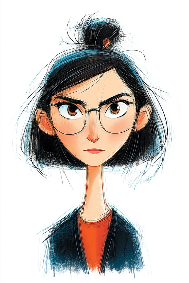 Urban Sketch Portrait - Image 1