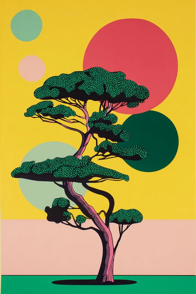 Vibrant Quadrant of Modernist Art - Image 5