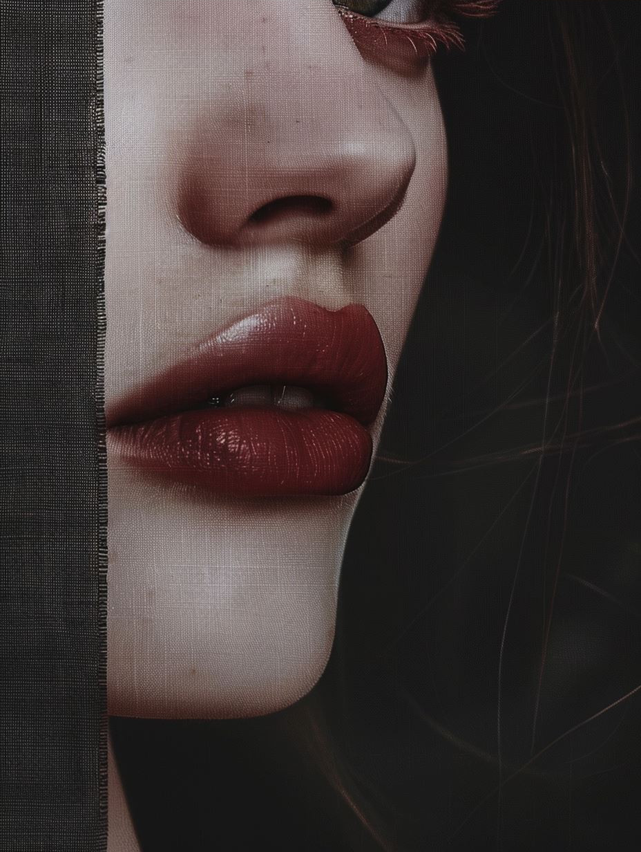 Moody Cinematic Beauty Close-up - Image 4
