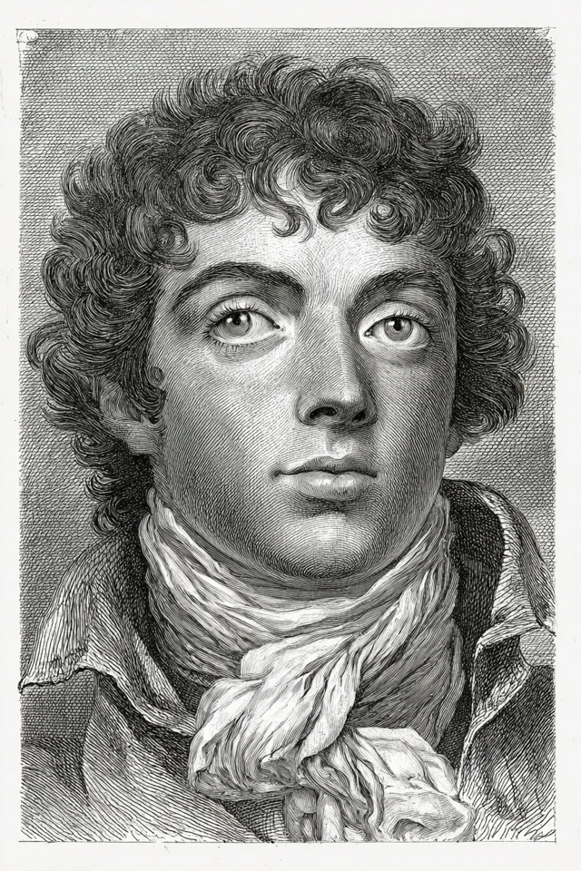 Classical Etched Portrait - Image 1
