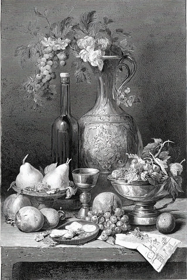 Classical Etched Portrait - Image 3