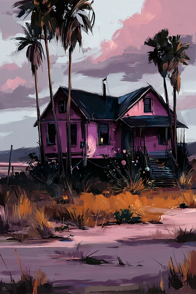Midnight Musings in Purple Hues - Image 6