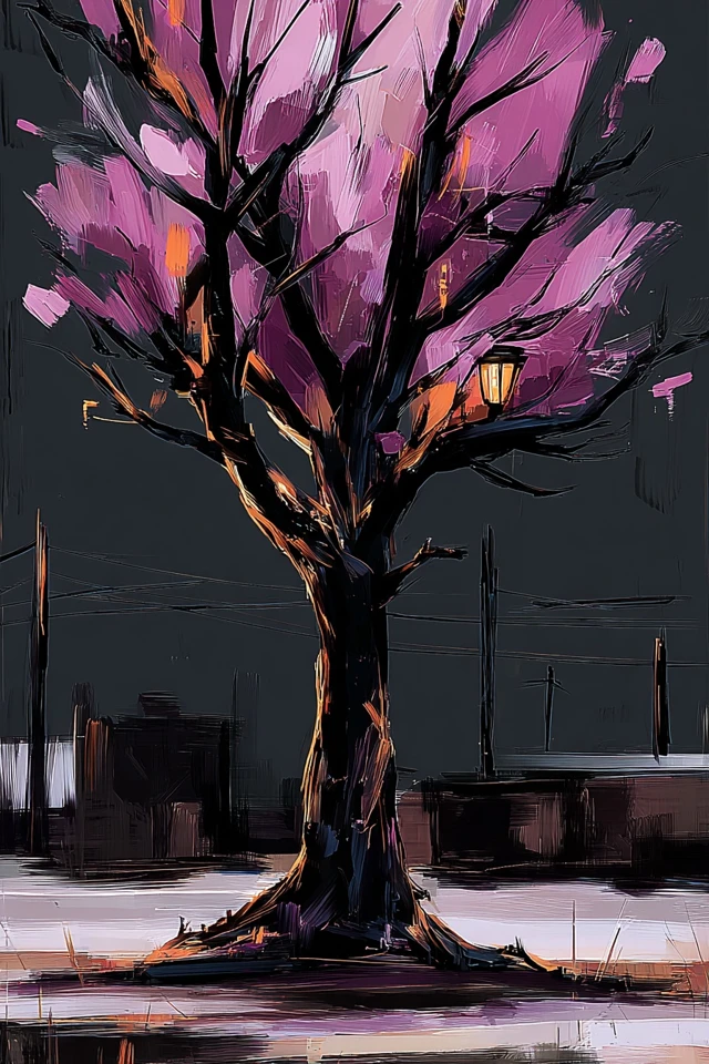 Midnight Musings in Purple Hues - Image 5
