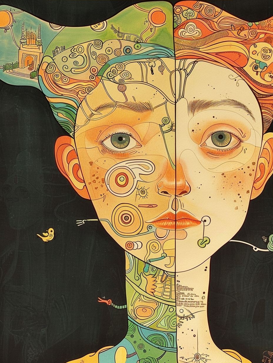 Surreal Dreamscape Portrait - Image 3