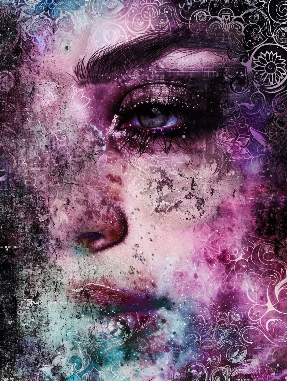 Ethereal Prism Portrait Collage - Image 4