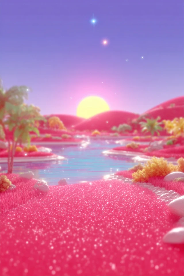 Pink Dreamscape Digital Art - Image 2