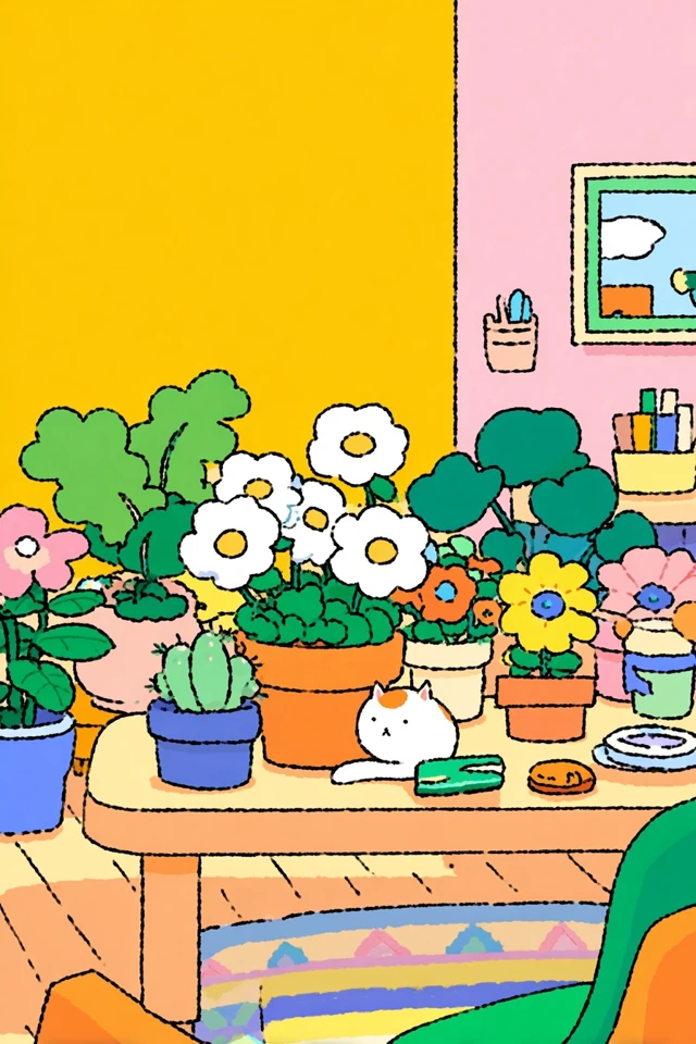Vibrant Dreams in Pastel Hues - Image 3
