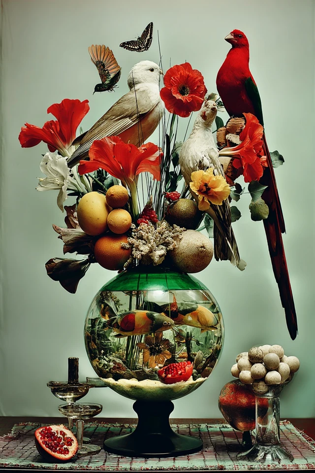 Avian Mosaic Portrait - Image 3