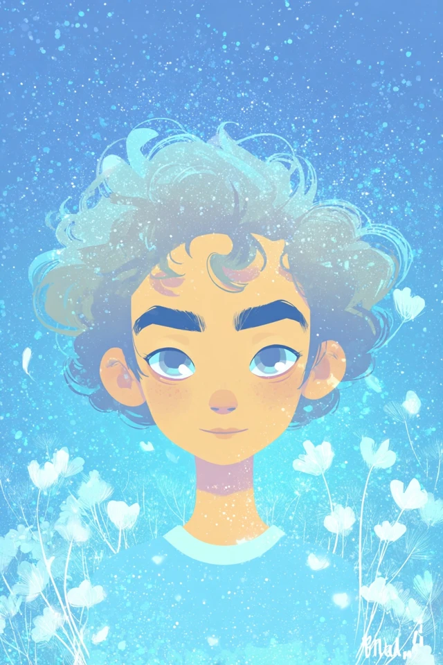Dreamy Blue Aesthetic Art Collection - Image 1