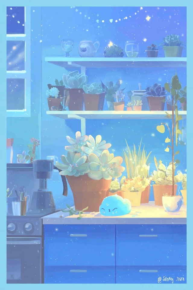 Dreamy Blue Aesthetic Art Collection - Image 3