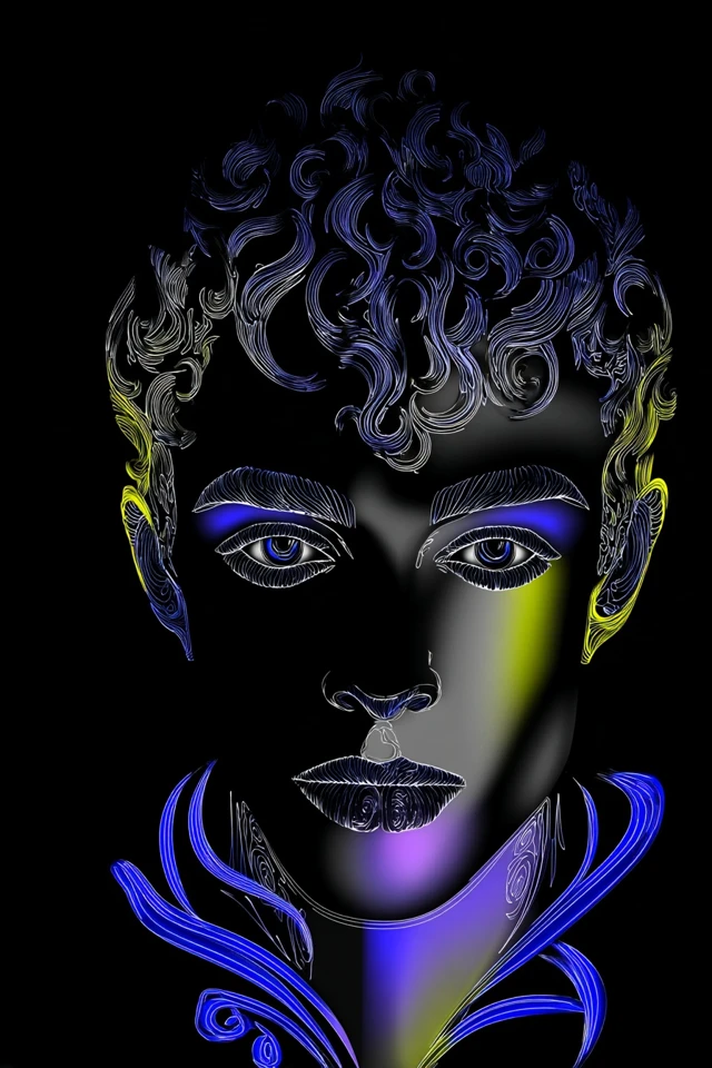 Neon Dreams: A Surreal Digital Collage - Image 1