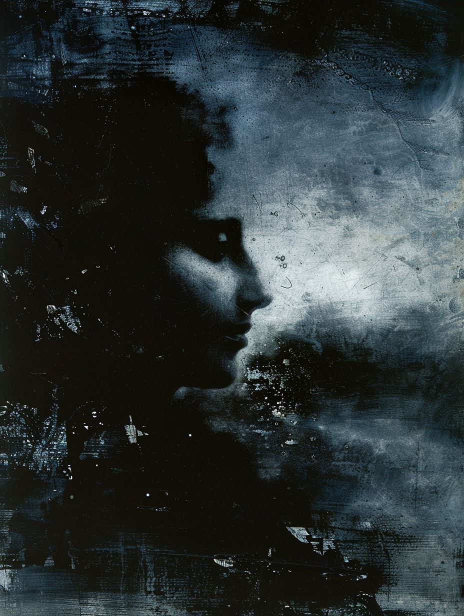 Melancholy Shadows in Blue - Image 4