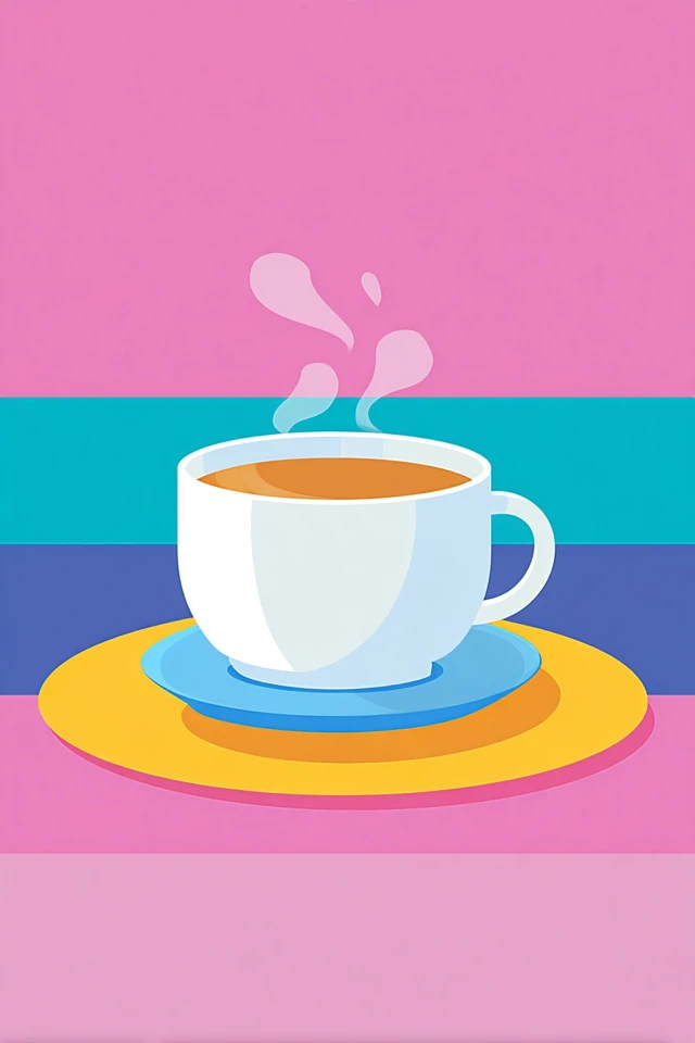 Vibrant Pastel Vector Portrait - Image 4