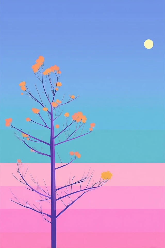 Vibrant Pastel Vector Portrait - Image 5