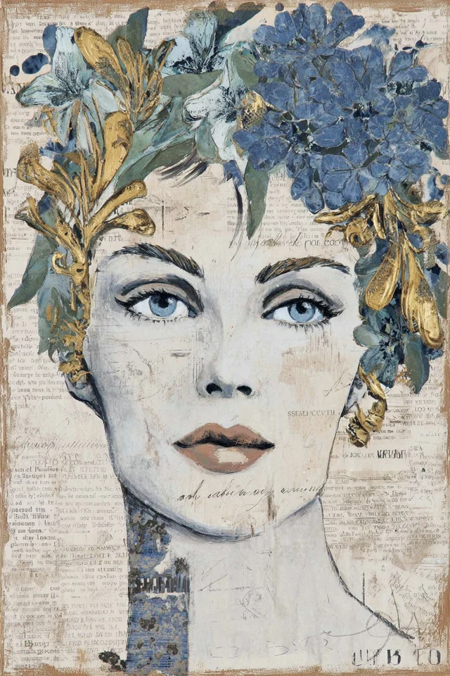 Gilded Floral Muse - Image 1