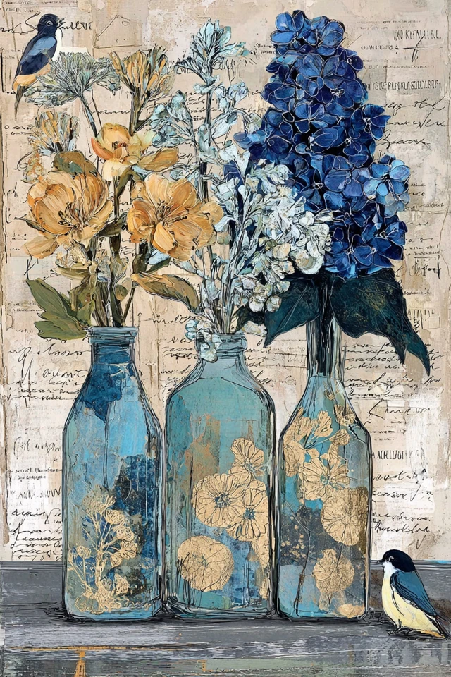 Gilded Floral Muse - Image 3