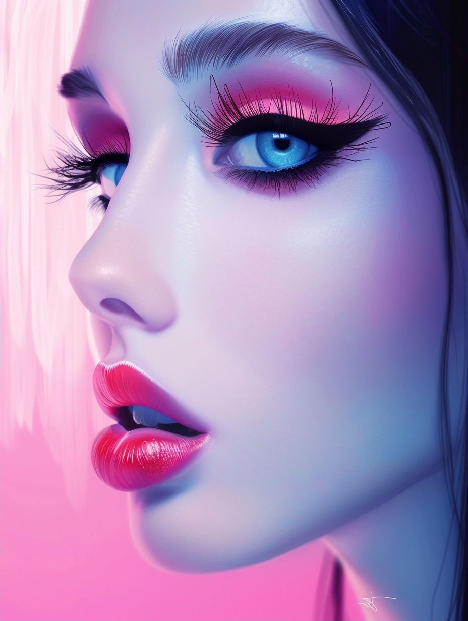 Ethereal Pink Floral Beauty Portraits - Image 2
