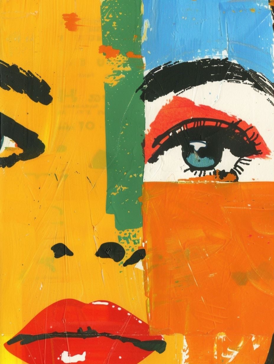 Vibrant Pop Art Fragment - Image 1
