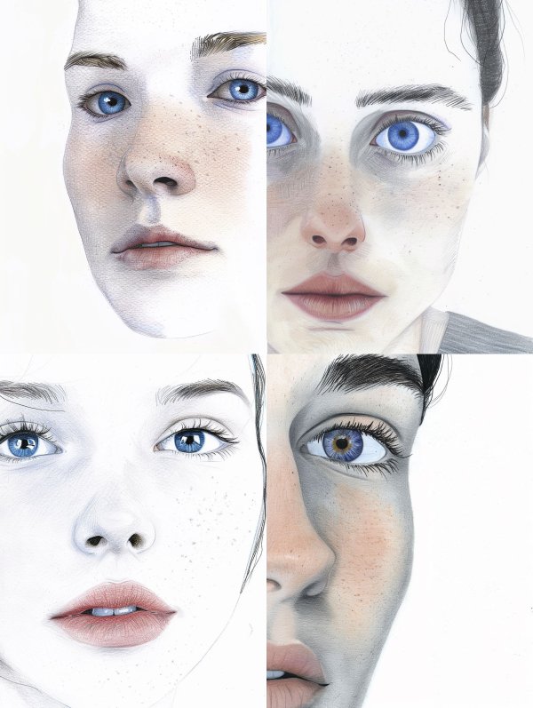 Fragments of a Blue-Eyed Gaze