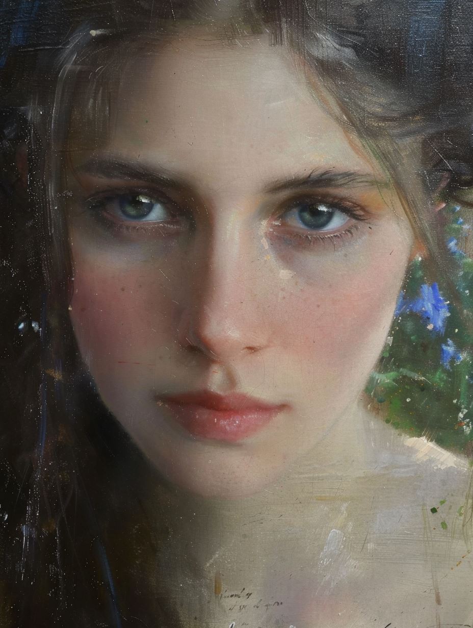 Melancholy Gaze Through Rain - Image 2