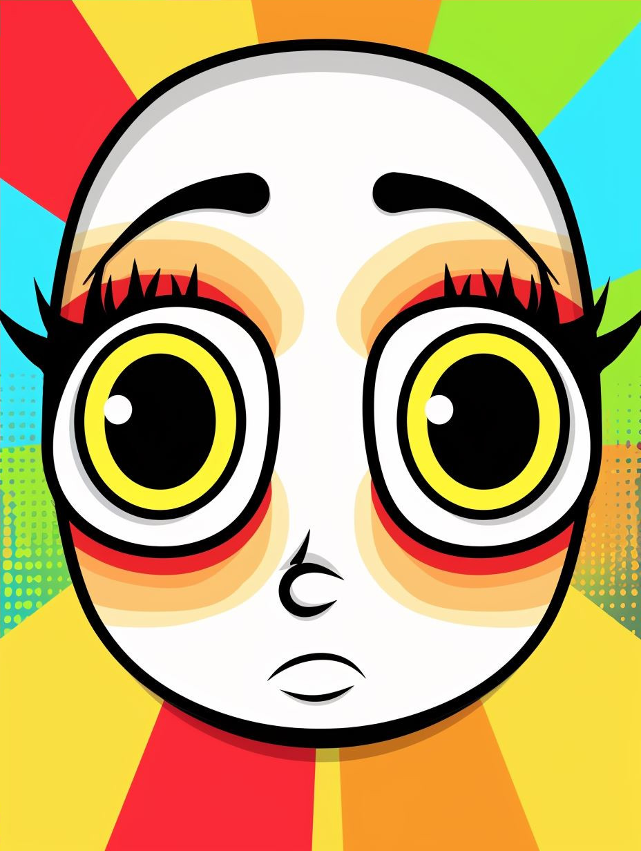 Neon Grid Digital Portrait - Image 4