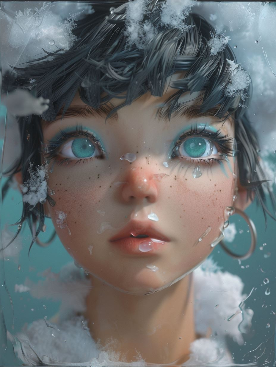 Ethereal Porcelain Spirit Portraits - Image 2