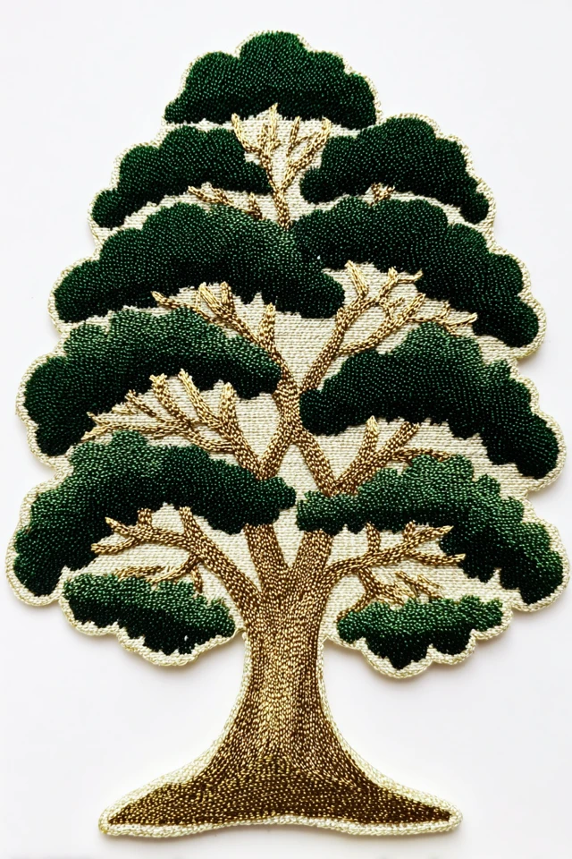 Beaded Portrait Elegance - Image 5