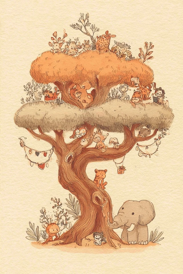 Whimsical Dreamscape Portrait - Image 5
