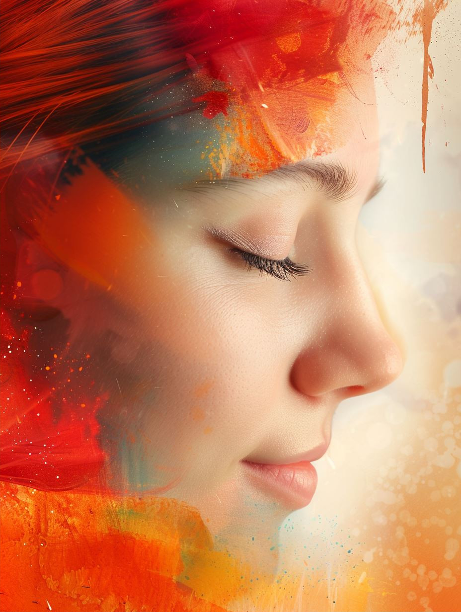 Floral Gaze in Ethereal Light - Image 2