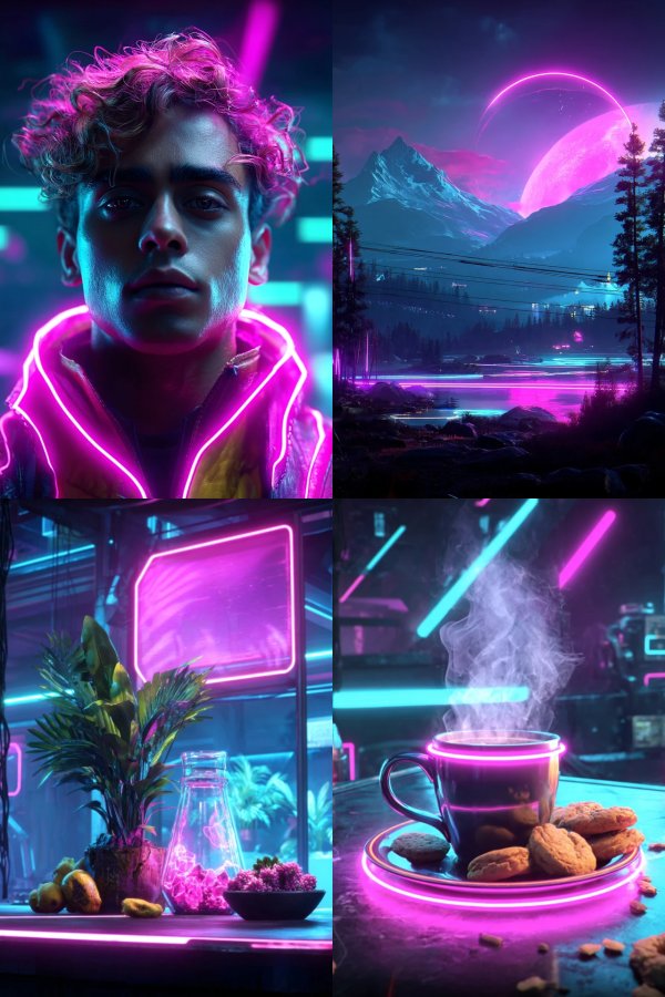 Neon Dreams: A Cyberpunk Visual Journey