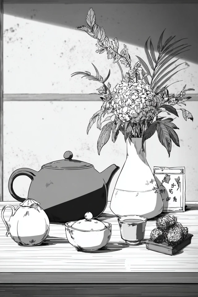 Monochrome Manga Elegance - Image 3
