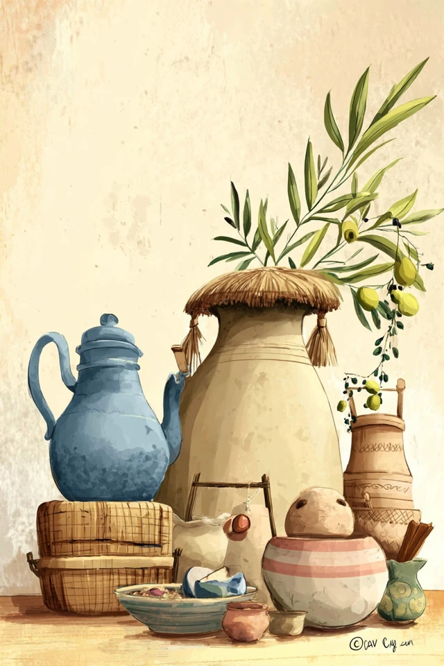 Whimsical Floral Portrait - Image 3