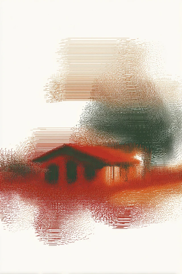 Crimson Hatching Portrait - Image 6