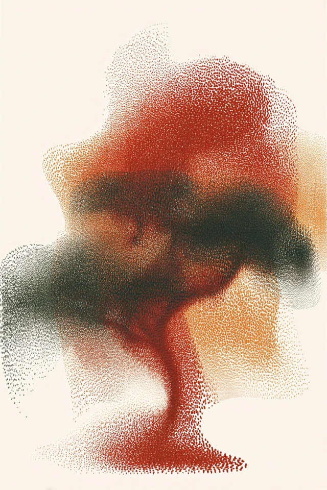 Crimson Hatching Portrait - Image 5
