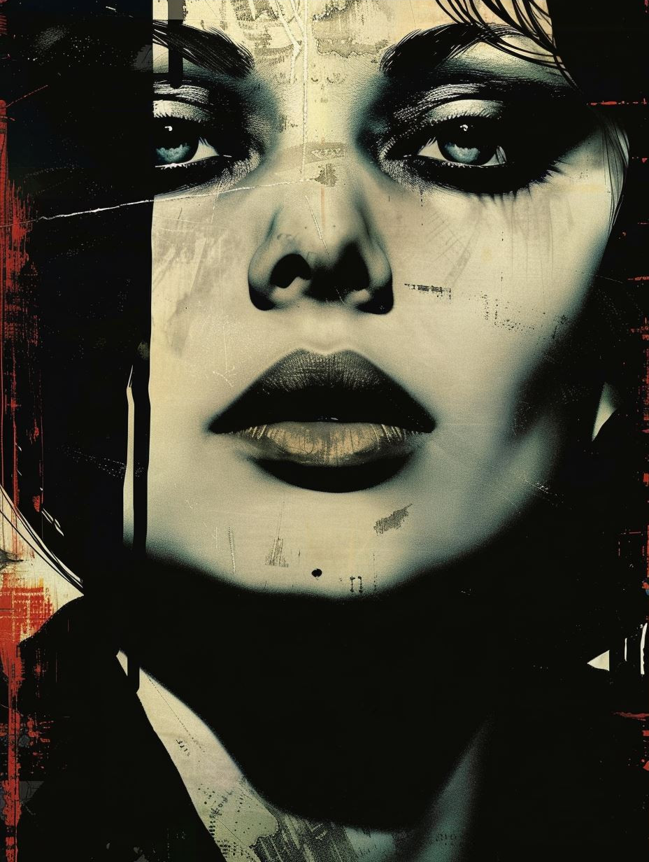 Dark Avant Garde Noir Portraits - Image 3